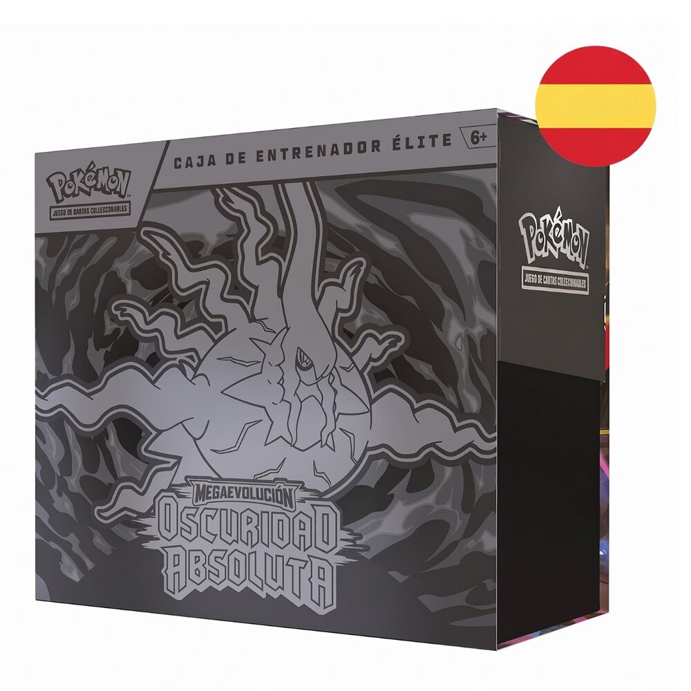 Pokemon Juego De Cartas Estuche cartas Entrenador Elite Expansion Megaevolucion Oscuridad Absoluta Pokemon español