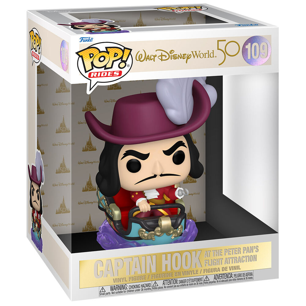 Disney World 50th Figura POP Capitán Garfio Aniversario