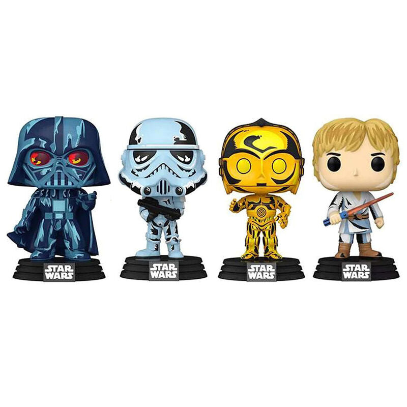 Funko Blister 4 figuras POP Star Wars Exclusive (imagen 2 de 3)