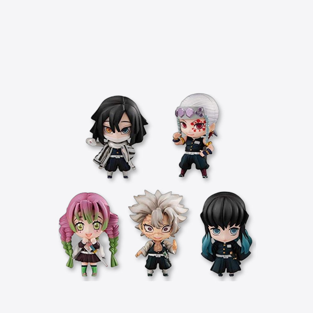 Pack 5 figuras megahouse demon slayer kimetsu no yaiba sailor tanjiro & the hashira set b (imagen 4 de 6)