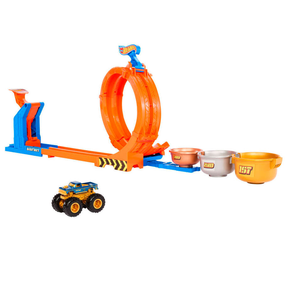 Hot Wheels Monster Trucks Pista Trofeo Bigfoot Mattel