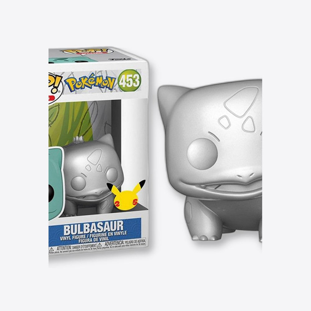 Funko pop jumbo pokemon s6 bulbasaur plateado efecto metalico 10 pulgadas edicion especial exclusivo 59874 (imagen 5 de 6)