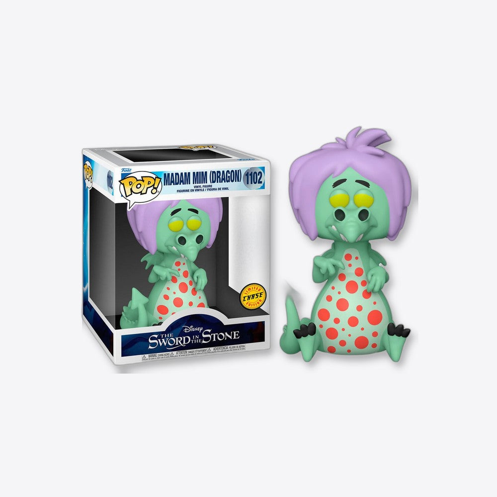 Funko Figura POP Disney Merlin El Encantador Mim as Dragon Chase 15cm (imagen 4 de 6)
