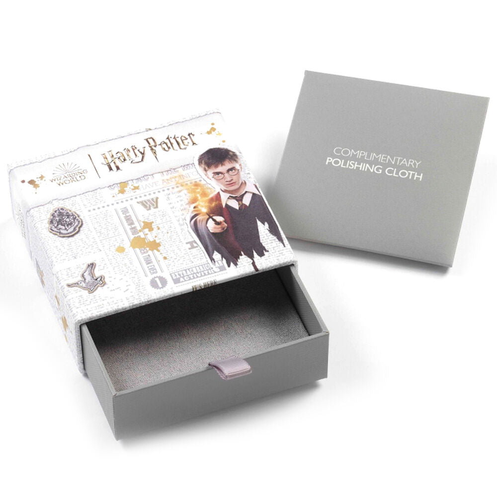 The Carat Shop Colgante Giratiempos Harry Potter plata baño oro (imagen 4 de 5)