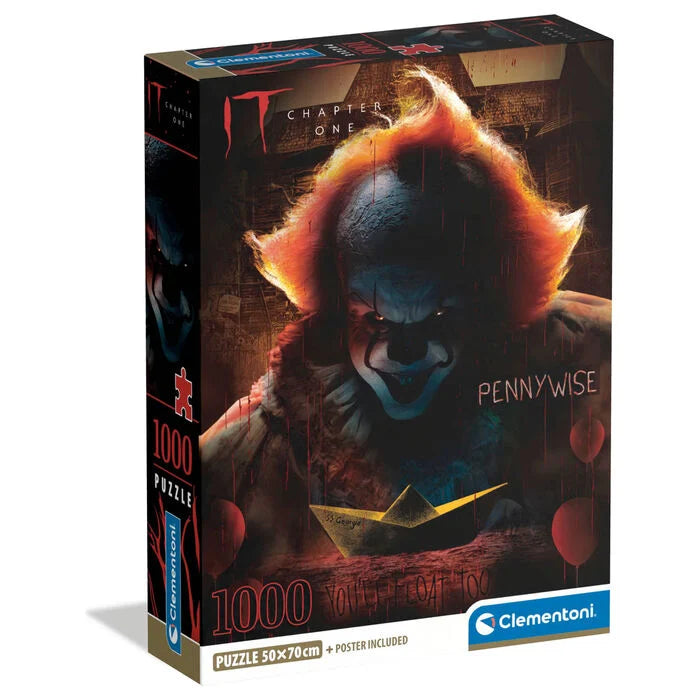 IT Película Puzzle Pennywise 1000 Piezas Warner Bros.