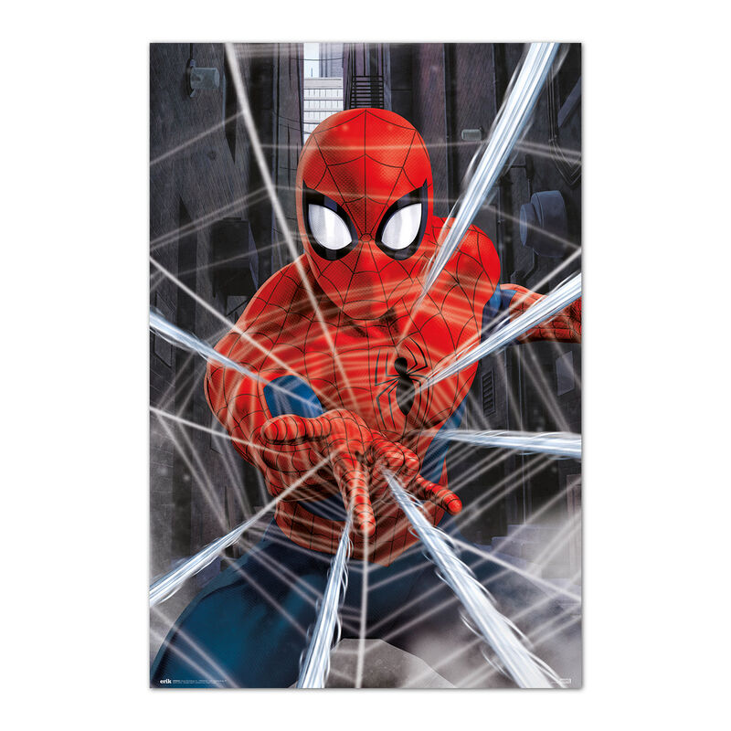 Marvel Poster Spiderman Telaraña Erik Oficial