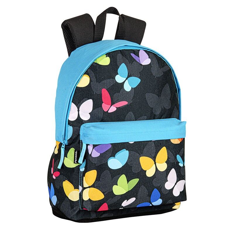 Perona Mochila Mariposas 43cm (imagen 2 de 9)