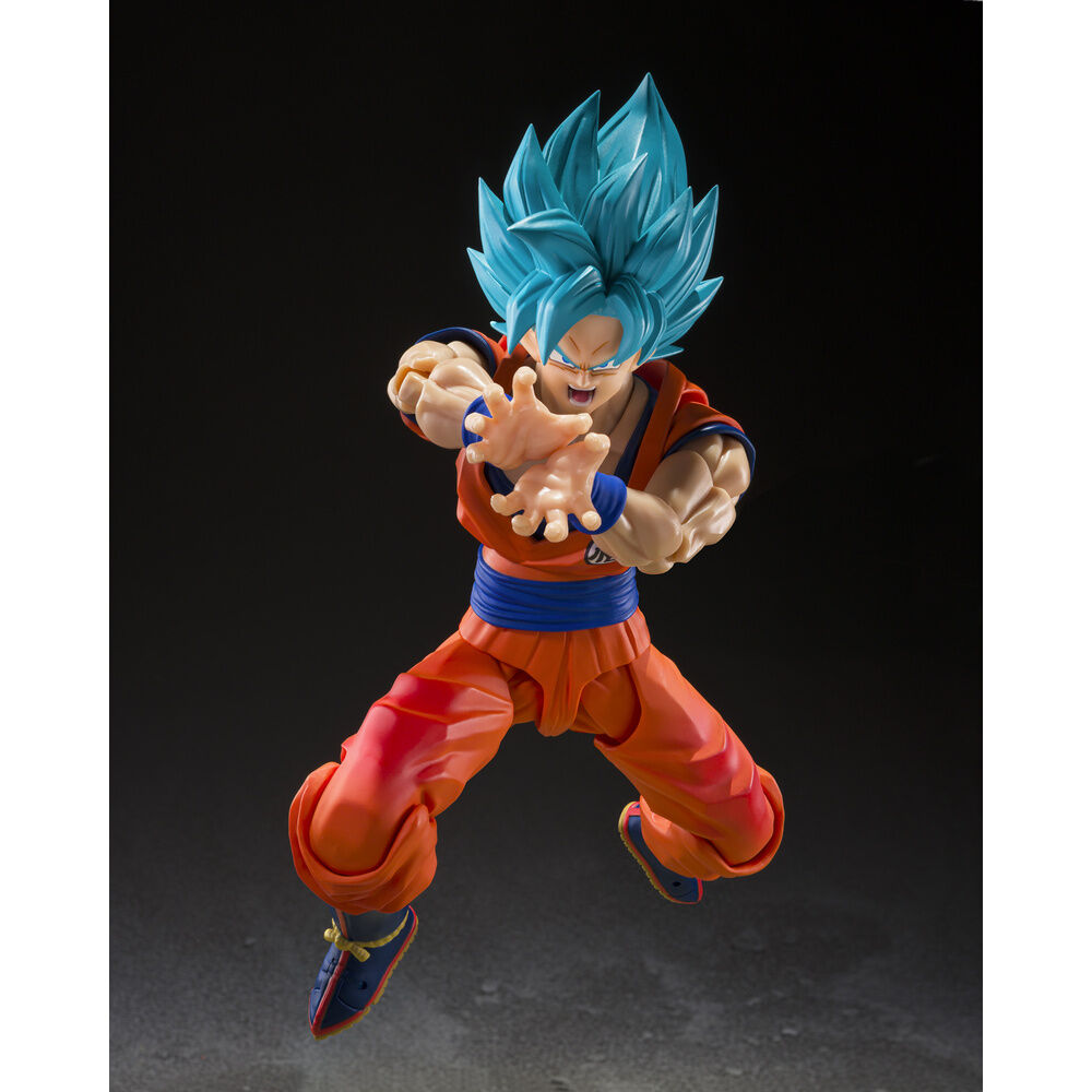 Tamashii Nations Figura S.H.Figuarts Super Saiyan God Super Saiyan Son Goku Blue Power Transcending Limits (imagen 7 de 8)
