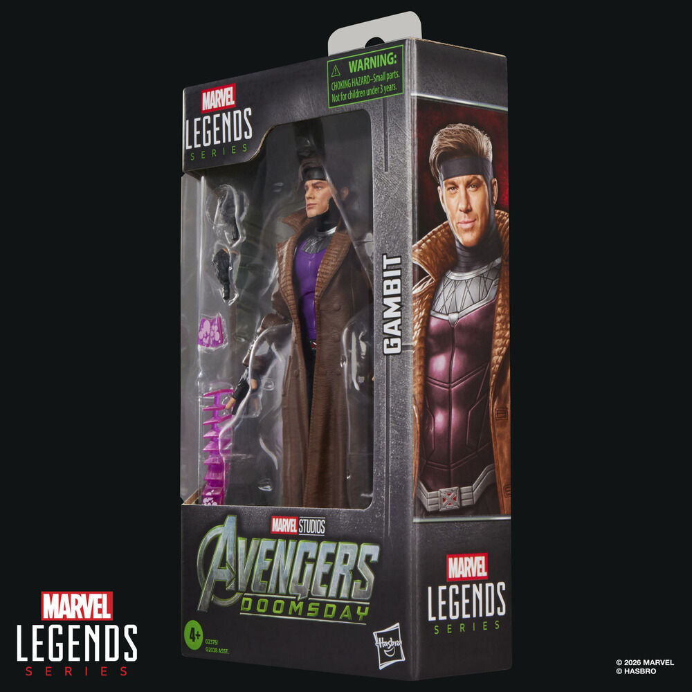 Hasbro Figura Gambit Avengers Doomsday Marvel Legends Series 15cm (imagen 3 de 10)