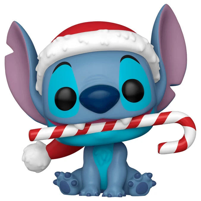 Disney Figura POP Stitch Bastón de Caramelo Navidad Funko