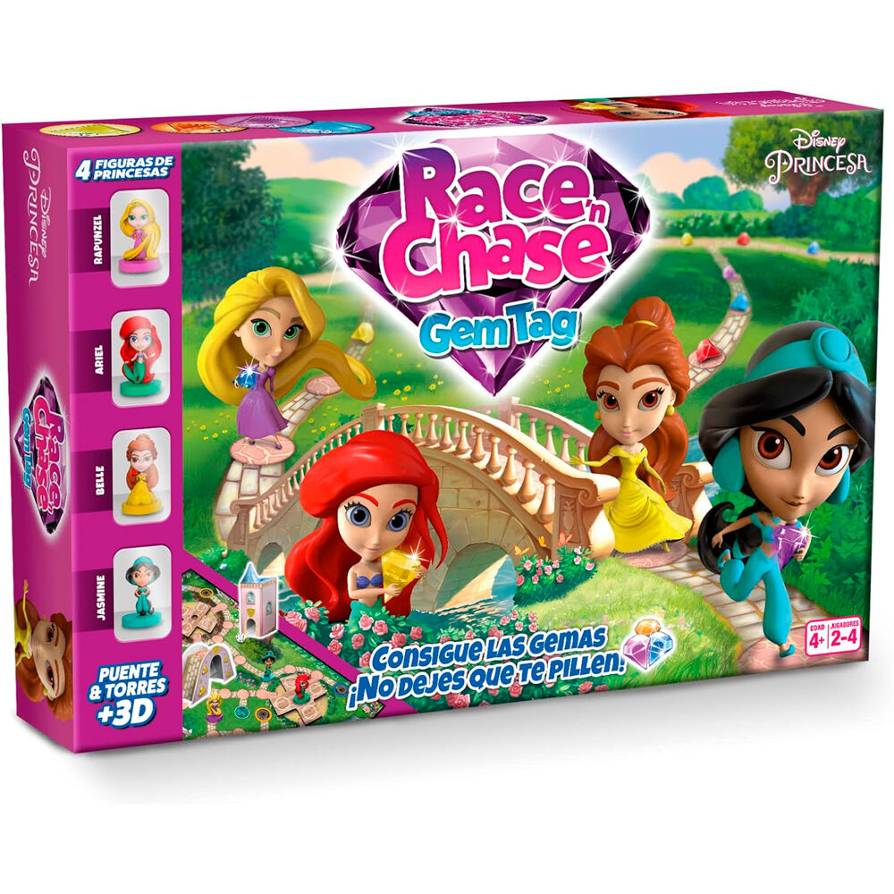 Fournier Juego mesa Race Chase Princesas Disney español (imagen 2 de 6)