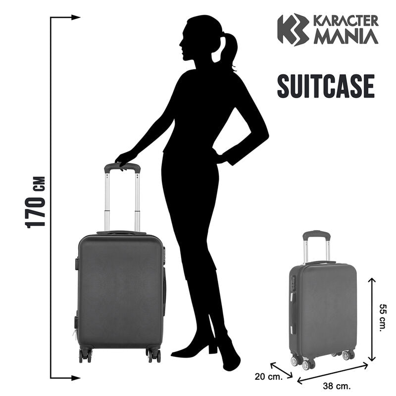 Karactermania Maleta trolley ABS Uniform Miercoles 55cm (imagen 2 de 6)