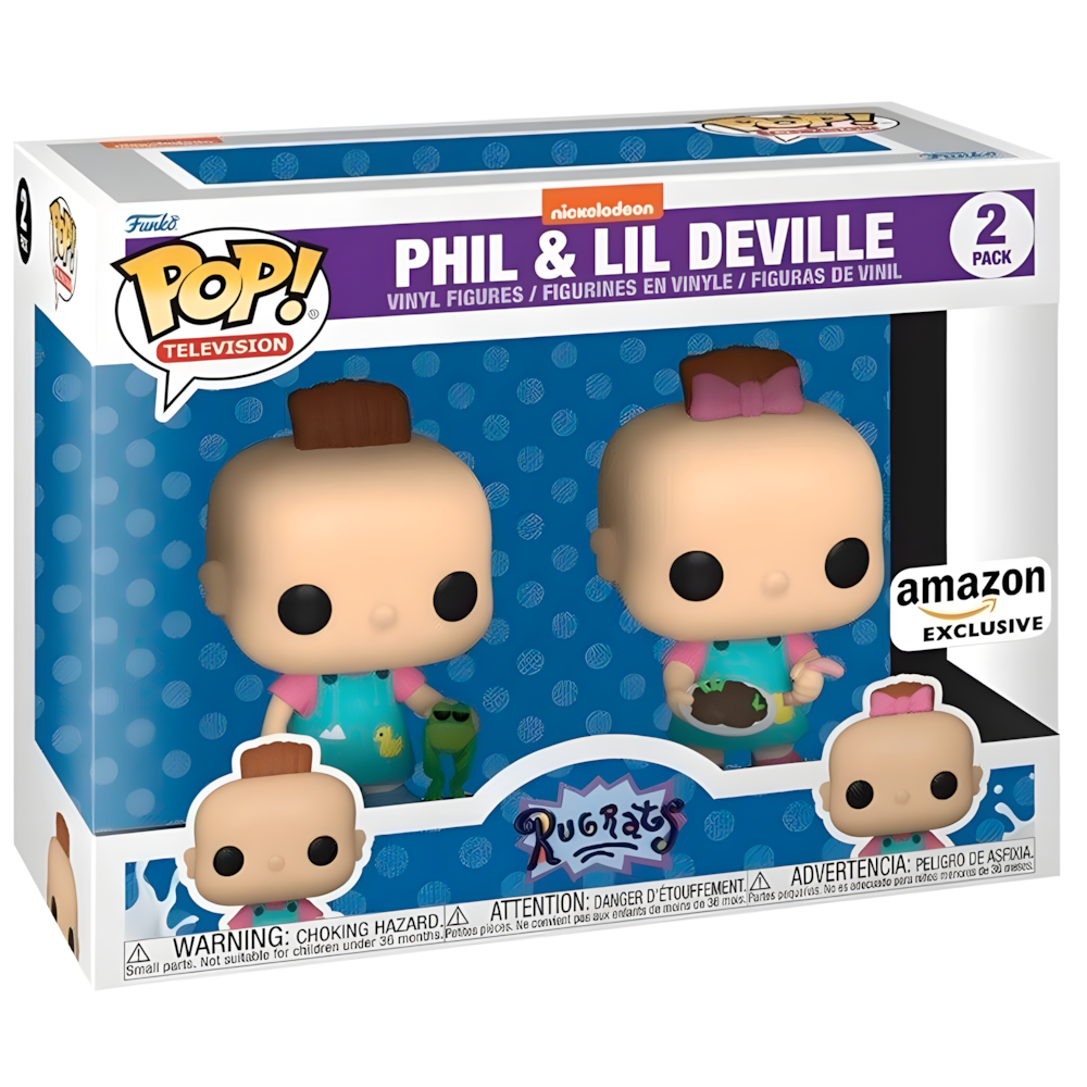 Funko Blister 2 figuras POP Rugrats Phil & Lil Exclusive
