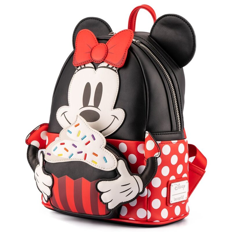 Mochila Cupcake Minnie Mouse Disney Loungefly 26cm (imagen 2 de 7)