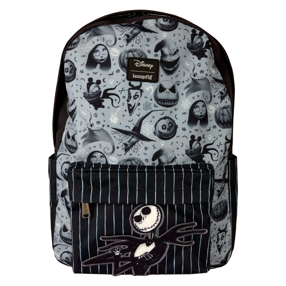 Mochila nylon Pesadilla Antes de Navidad Disney Loungefly 43cm (imagen 2 de 4)