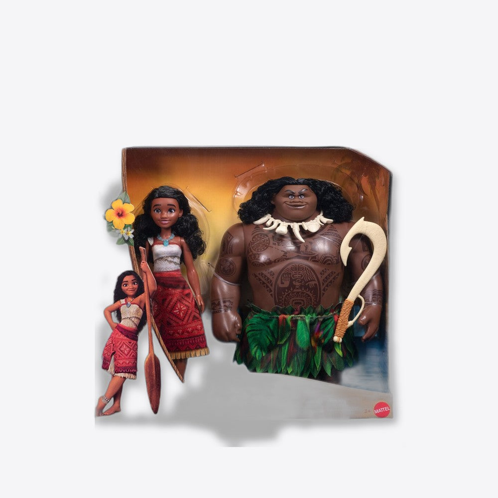 Blister 2 muñecos Vaiana & Maui Moana 2 Disney