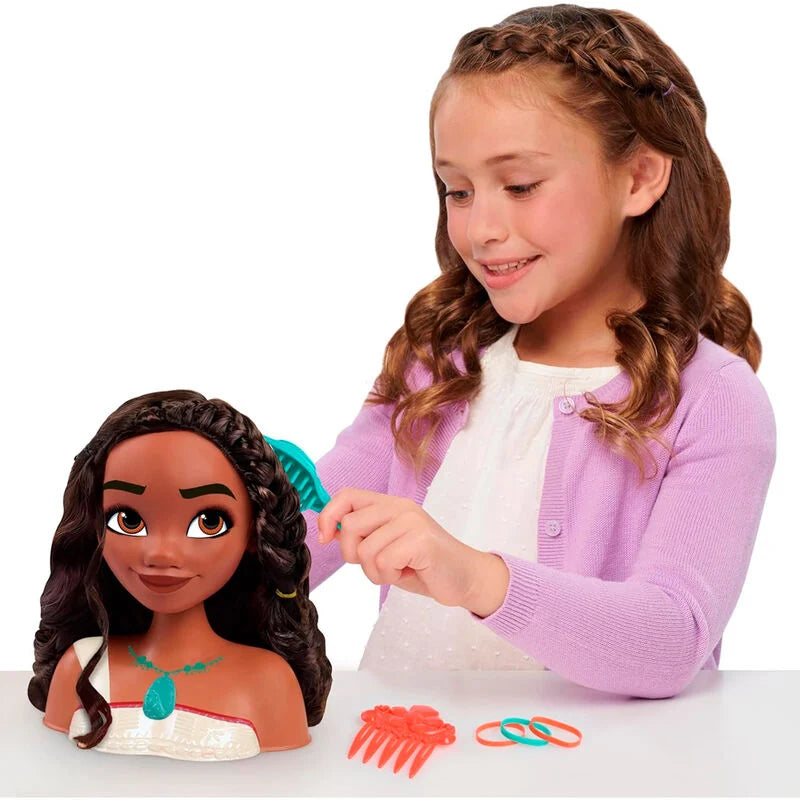 Just Play Busto peinados Vaiana Moana 2 Disney (imagen 6 de 7)