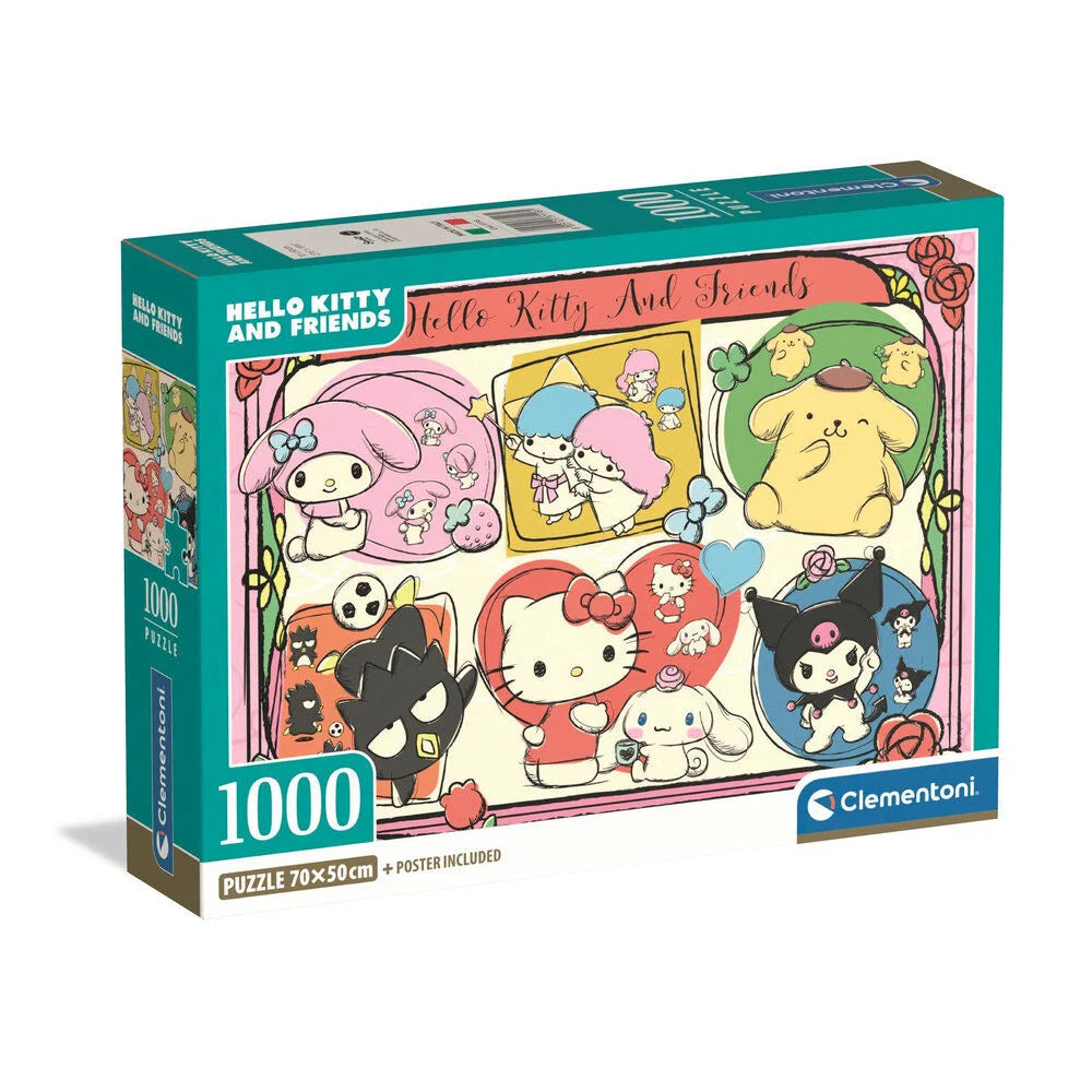 Hello Kitty Puzzle 1000 Piezas Diseño Exclusivo Sanrio