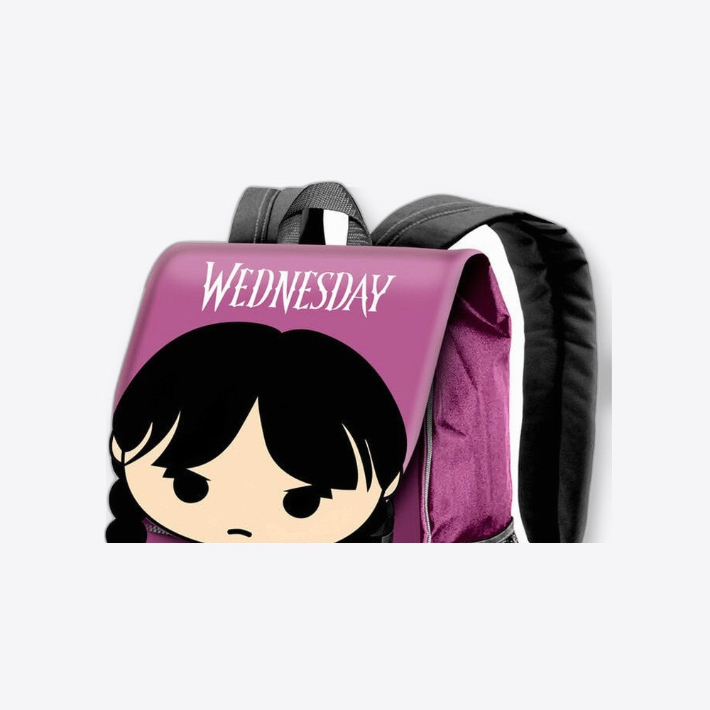 Karactermania Mochila solapa Chibi Miercoles 45cm (imagen 3 de 6)