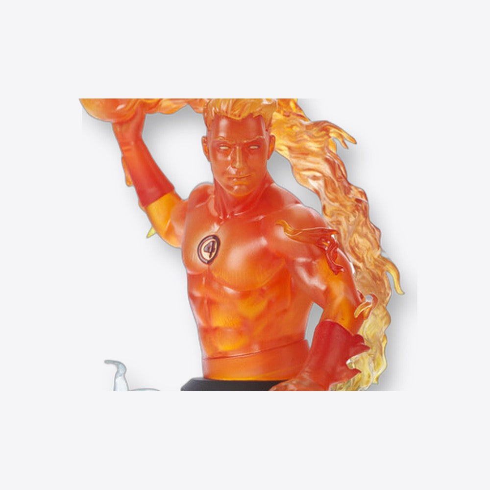 Neca Figura mini busto diamond marvel comic human torch 1 - 6 scale (imagen 5 de 6)