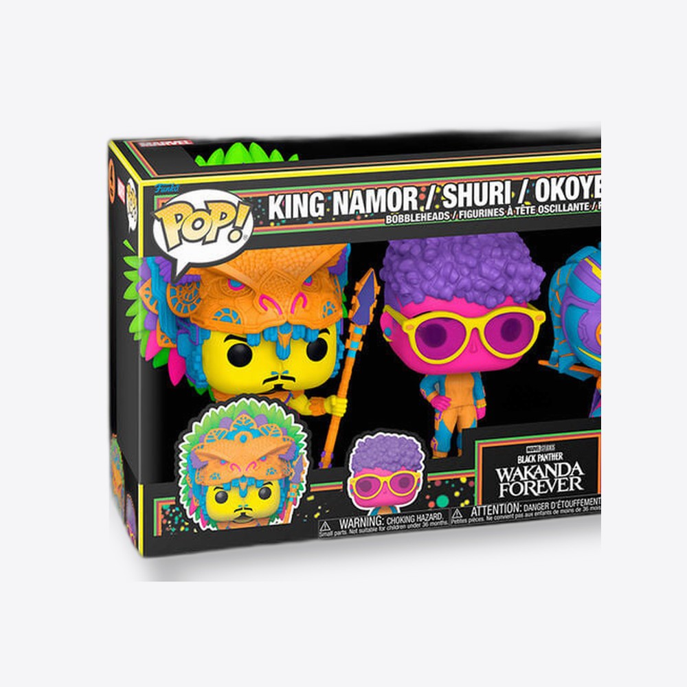 Funko Blister 4 figuras POP Marvel Black Panther Wakanda Forever Exclusive (imagen 4 de 6)