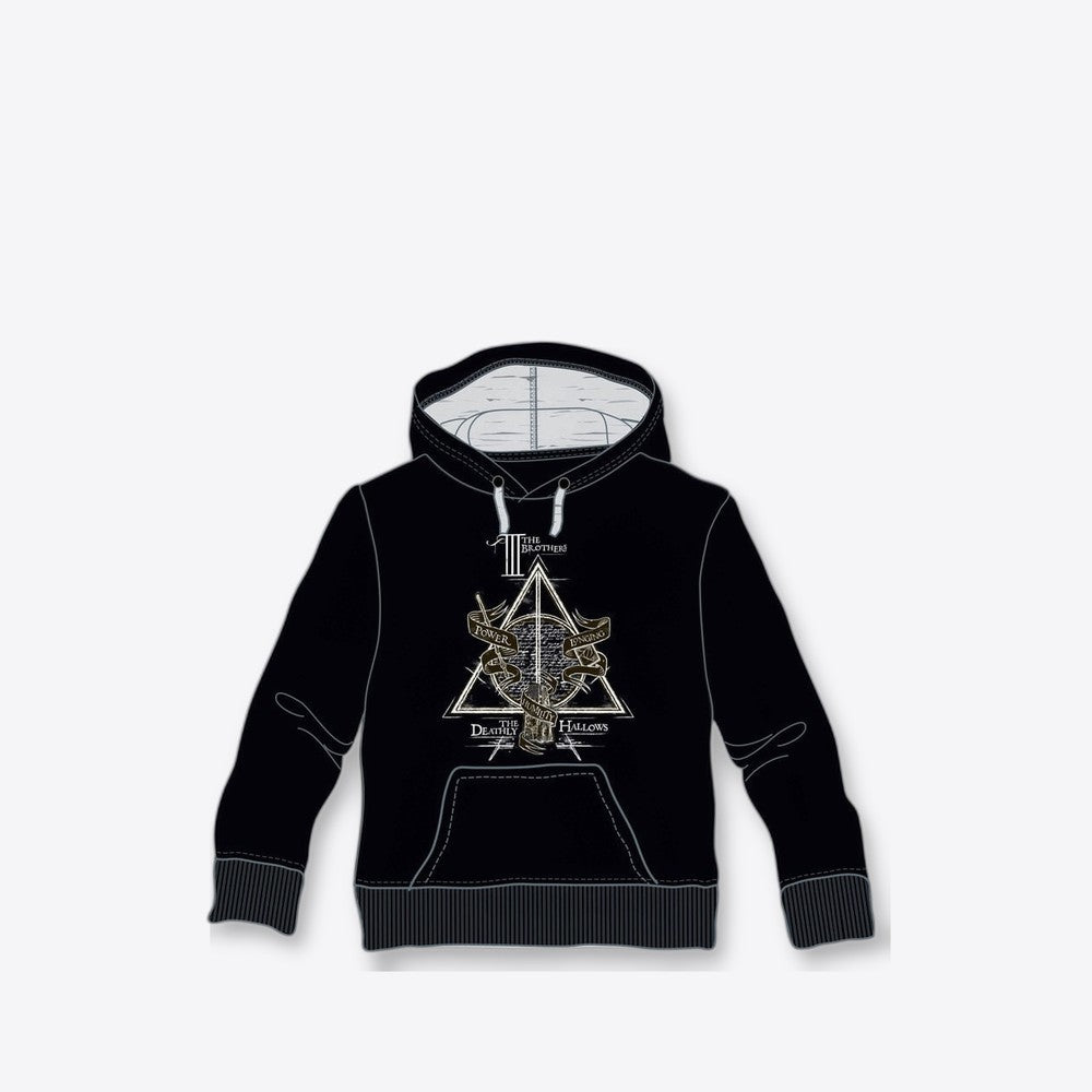 Warner Bros. Discovery Sudadera capucha Deathly Hallows Harry Potter (imagen 4 de 6)