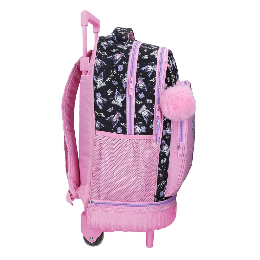 Joumma Bags Trolley compact Telling Kuromi Hello Kitty extraible 43cm (imagen 2 de 5)