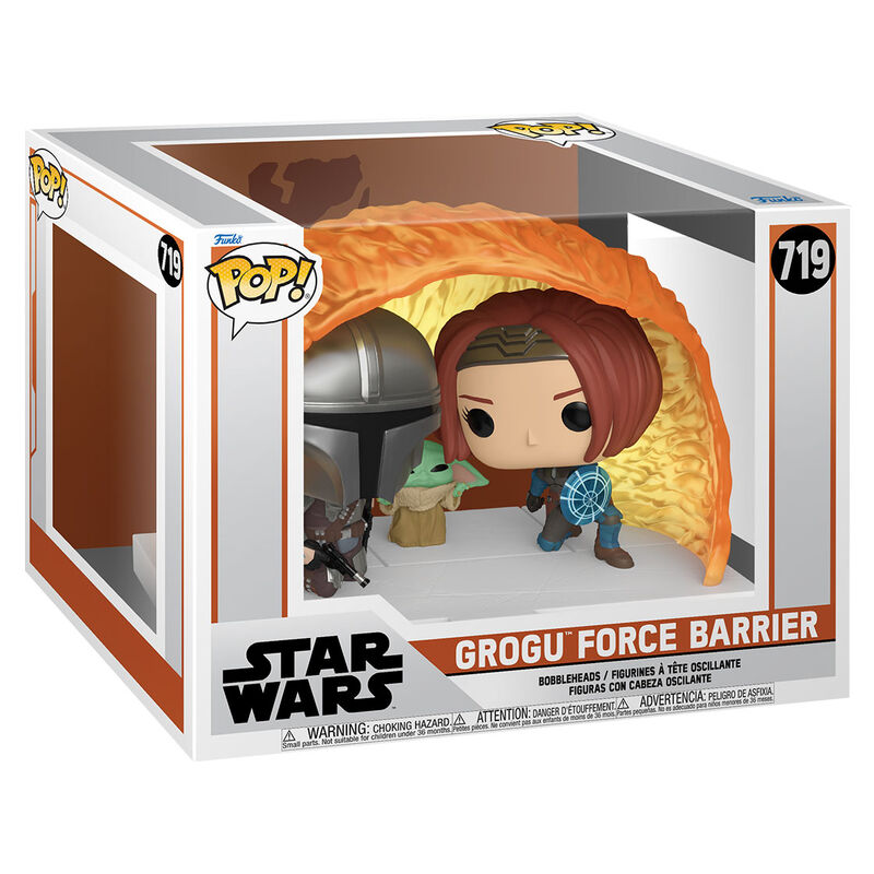 Grogu Force Barrier - Figura POP Moments | Star Wars The Mandalorian