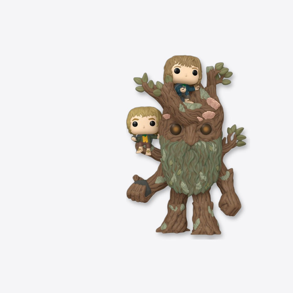 Funko Figura POP Super El Señor de los Anillos Treebeard with Merry & Pippin (imagen 5 de 6)