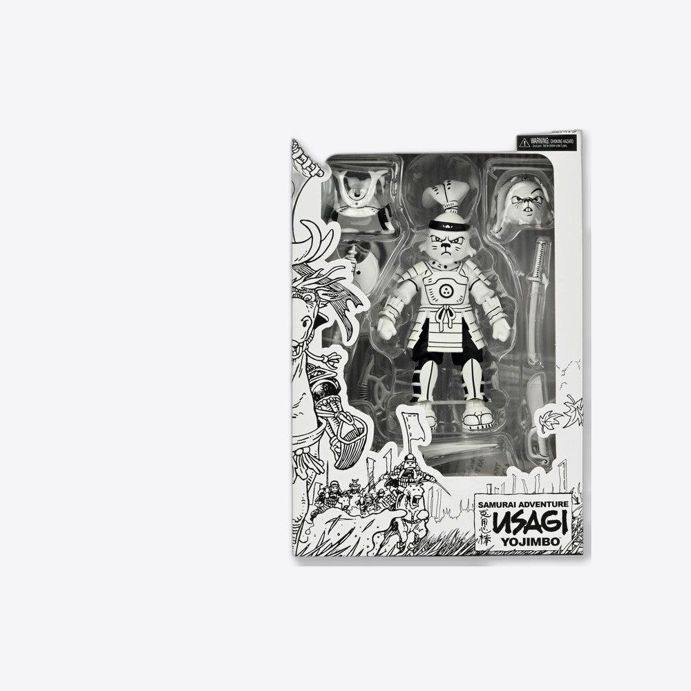Figura neca usagi yojimbo black & white ver. scale action 18cm (imagen 4 de 6)