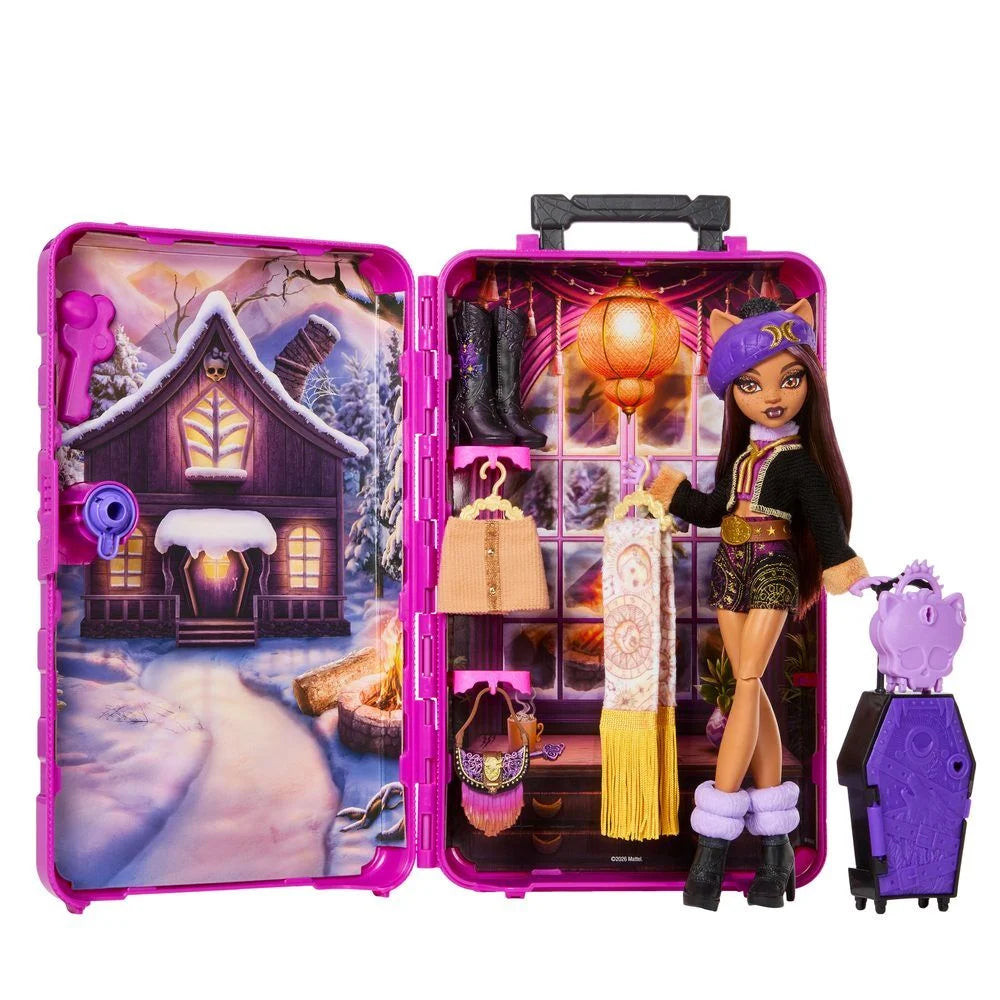 Mattel Muñeca Clawdeen Wolf y Armario Skulltimate Secrets Monster High