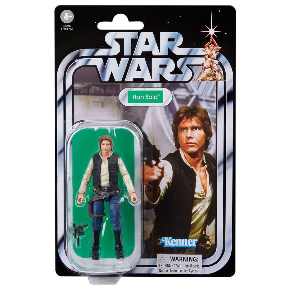 Star Wars Figura Han Solo Una Nueva Esperanza Hasbro 9.5cm