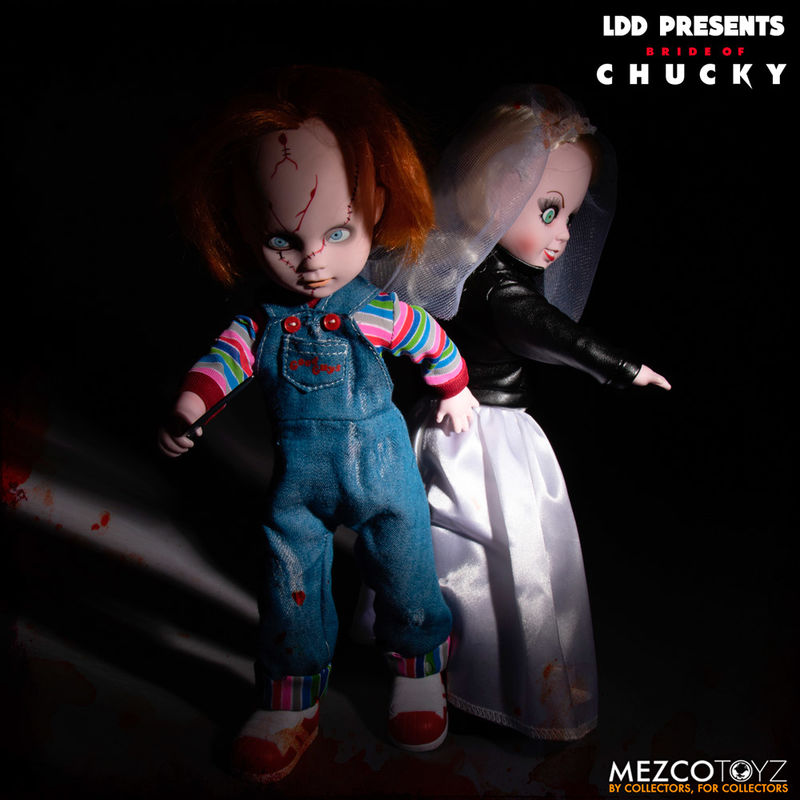 Mezco Toyz Set 2 muñecos Chucky and Tifanny Living Dead Dolls 25cm (imagen 6 de 9)