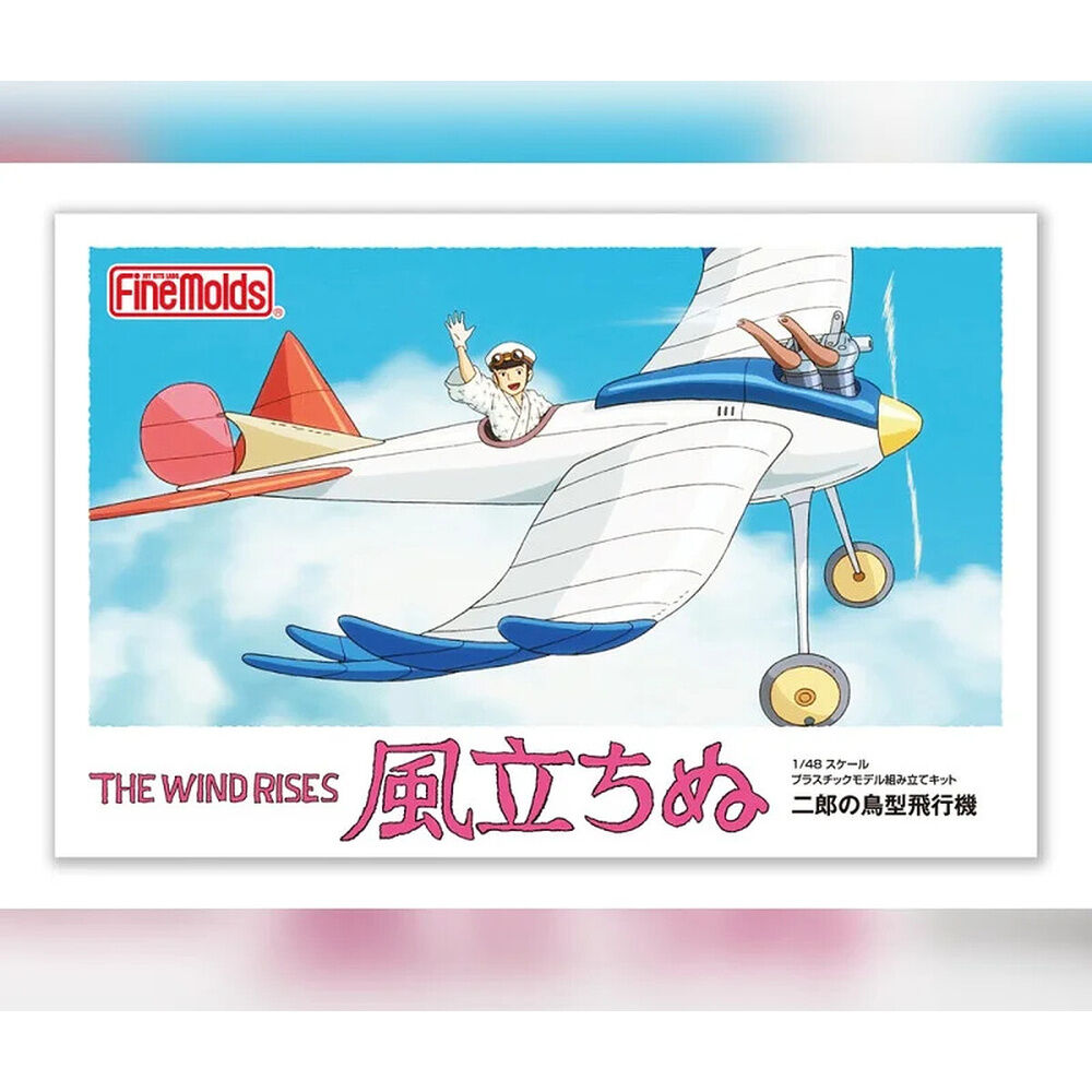 Ghibli Maqueta Avión Jiro El Viento se Levanta Fine Molds