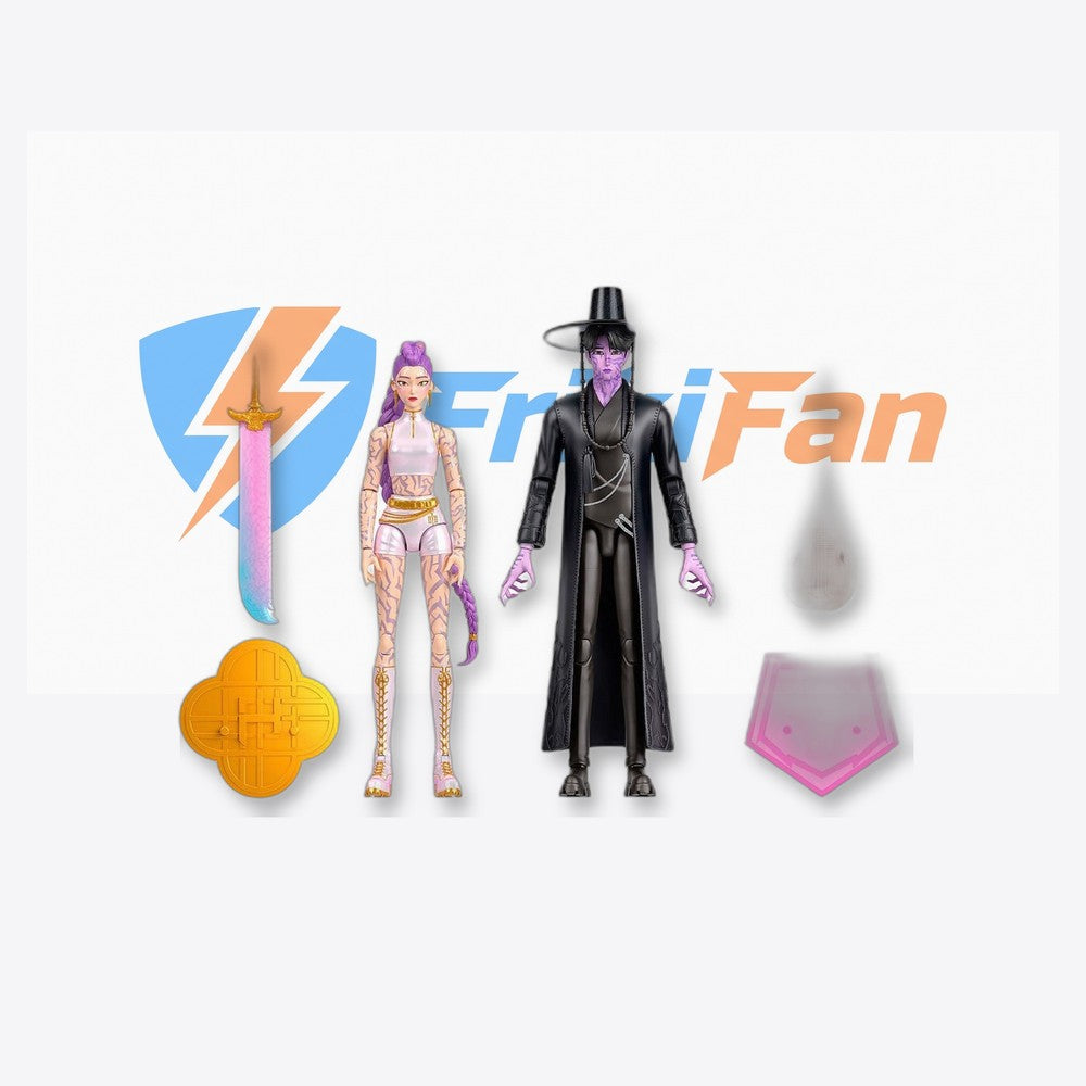 Mattel Blister 2 figuras Rumi y Jinu KPop Demon Hunters 15cm (imagen 6 de 6)