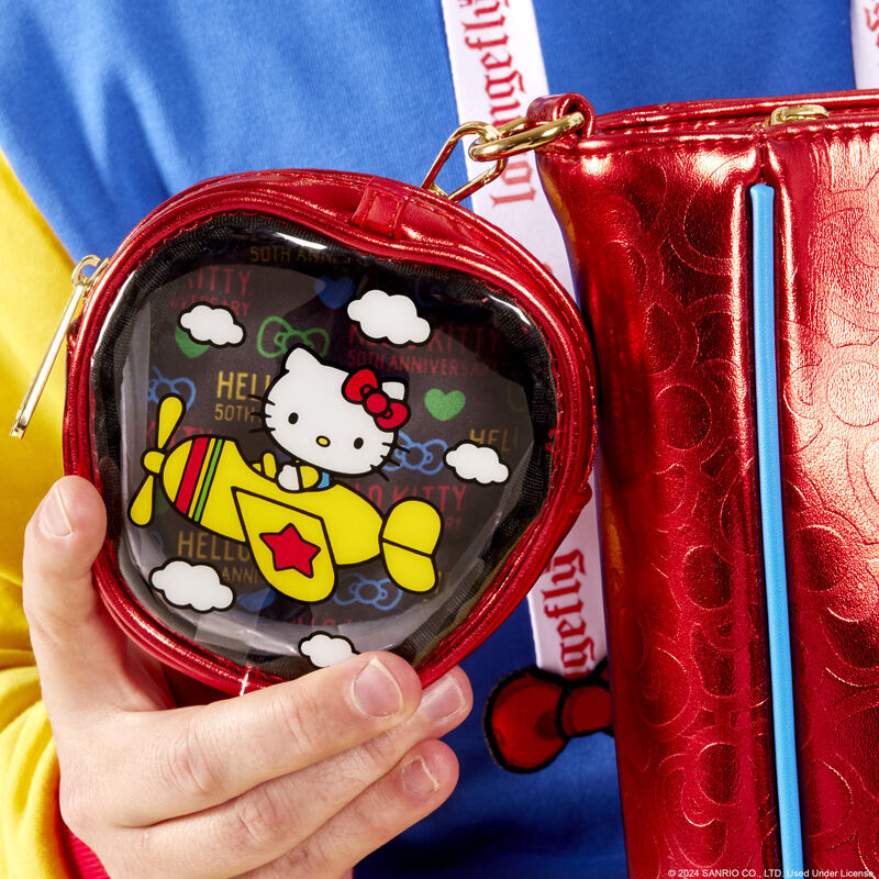 Bolso + monedero 50th Anniversary Hello Kitty Loungefly (imagen 9 de 10)