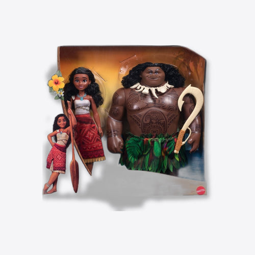 Blister 2 muñecos Vaiana & Maui Moana 2 Disney