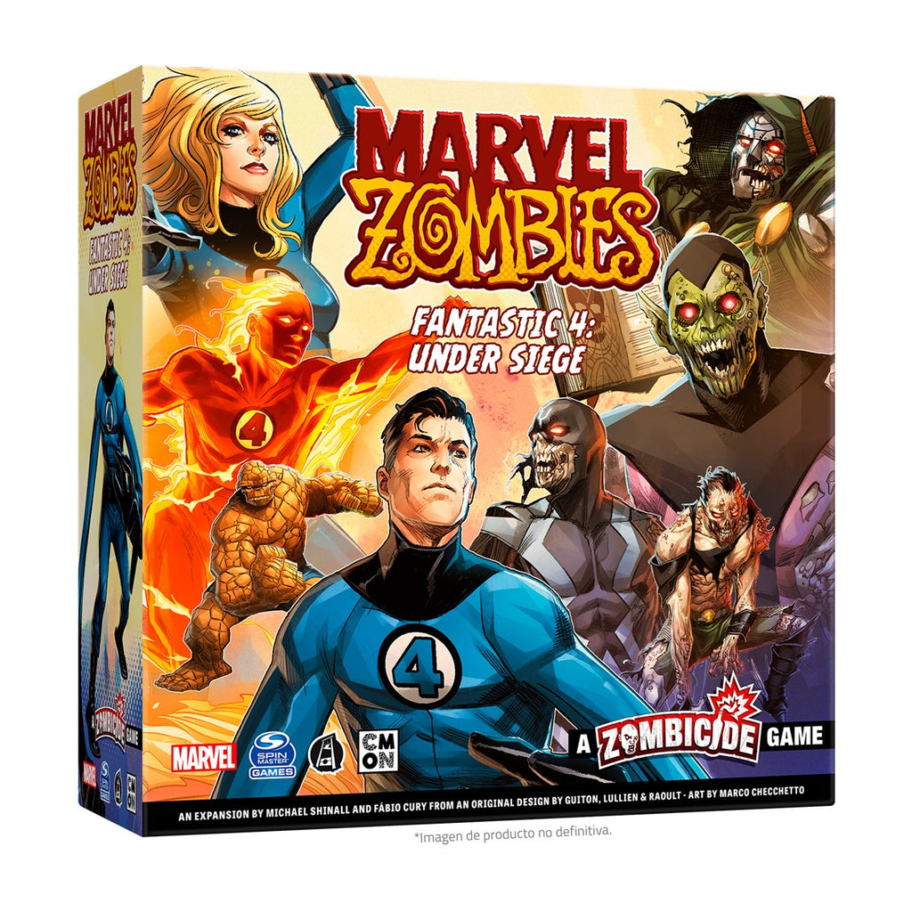 Asmodee Juego de mesa marvel zombies: fantastic 4 under siege pegi 14