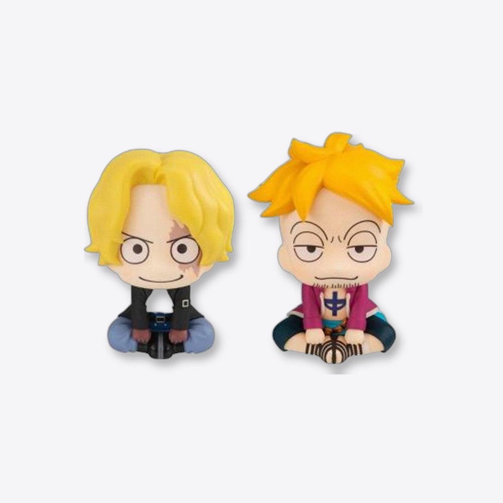 Figura megahouse look up one piece sabo & marco con regalos sorpresa (imagen 2 de 6)