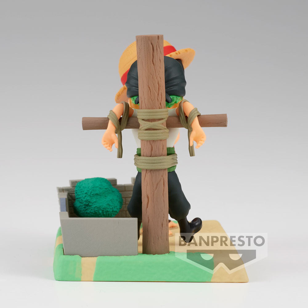 Banpresto Figura Monkey D Luffy & Roronoa Zoro Log Stories One Piece 7cm (imagen 5 de 7)