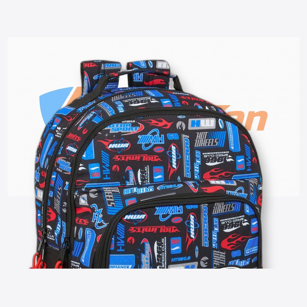 Safta Mochila Hot Wheels 42cm adaptable (imagen 5 de 6)