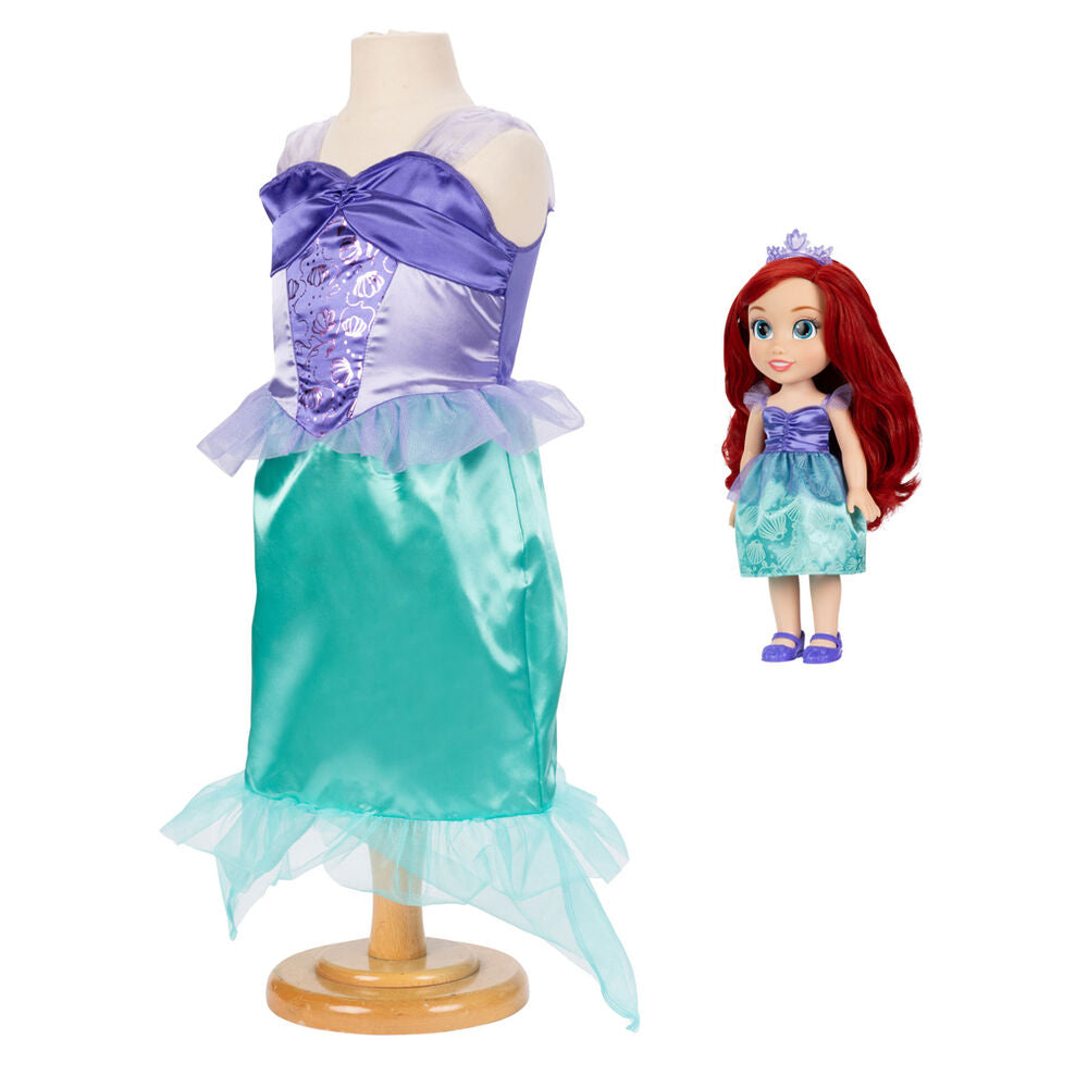Jakks Pacific Muñeca Ariel + Disfraz La Sirenita Disney 38cm (imagen 3 de 6)