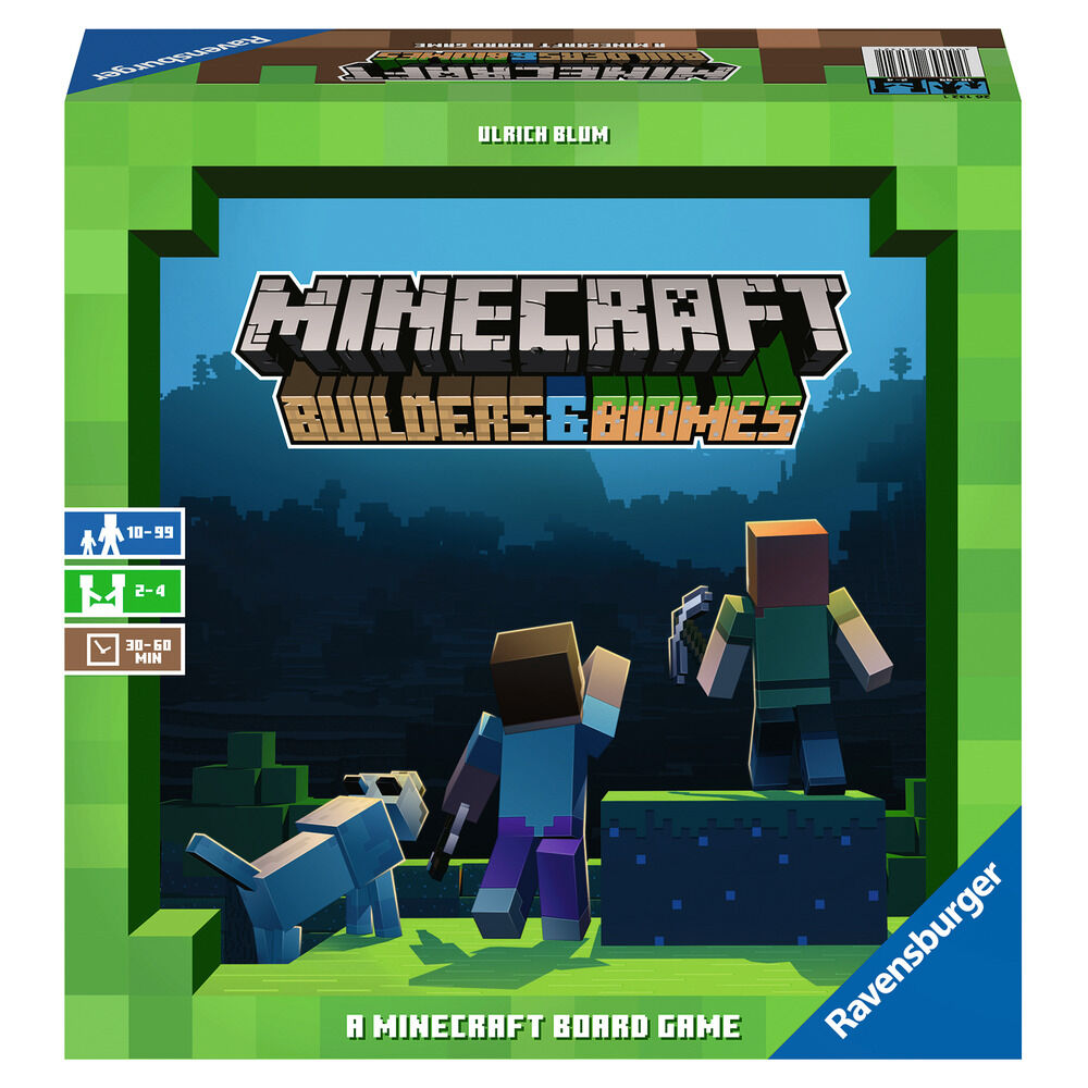 Ravensburger Juego de mesa Builders & Biomes Minecraft