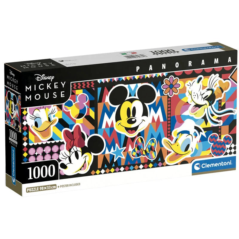 Disney Puzzle Panorama Clásicos Personajes 1000 Piezas