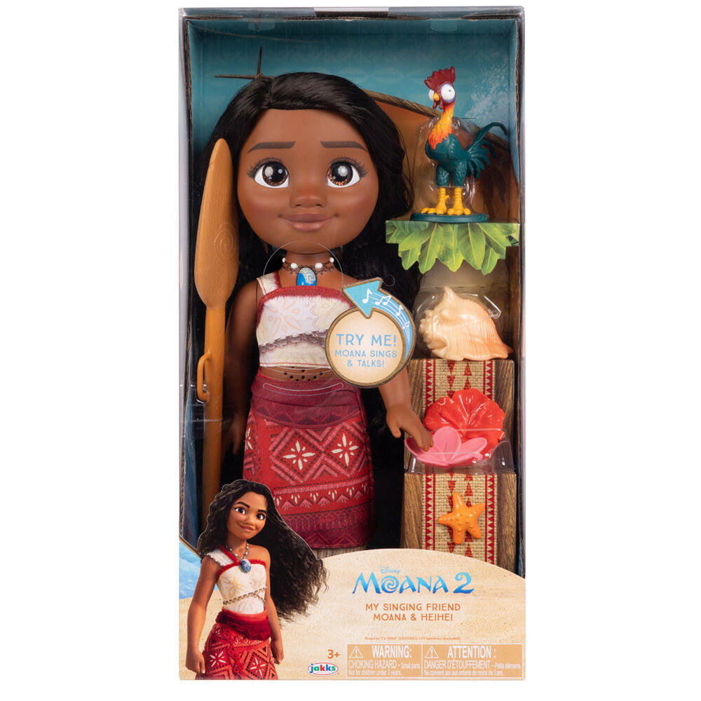 Jakks Pacific Muñeca Vaiana Moana 2 Disney 38cm sonido