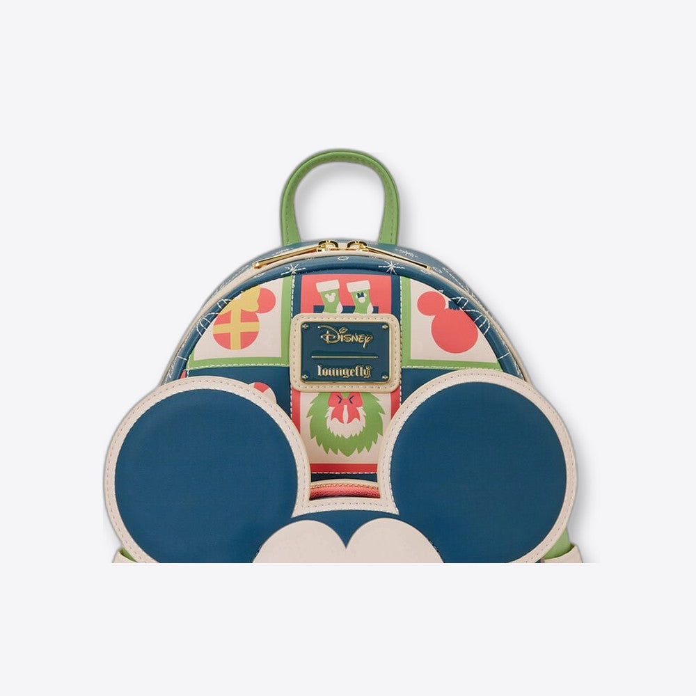 Mochila Mickey Holiday Disney Loungefly (imagen 6 de 6)