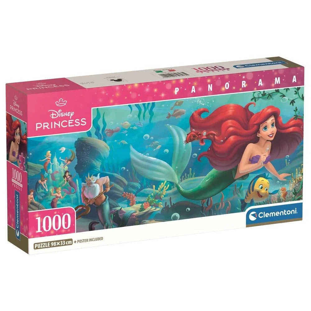 Disney Puzzle La Sirenita Panorama 1000 Piezas Oficial