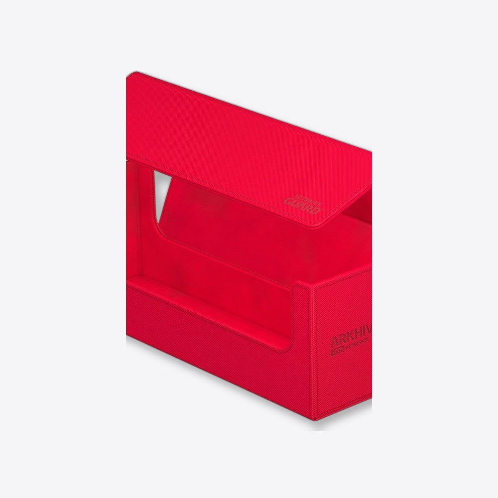 Caja de almacenamiento cartas ultimate guard arkhive 400+ xenoskin monocolor rojo (imagen 5 de 6)
