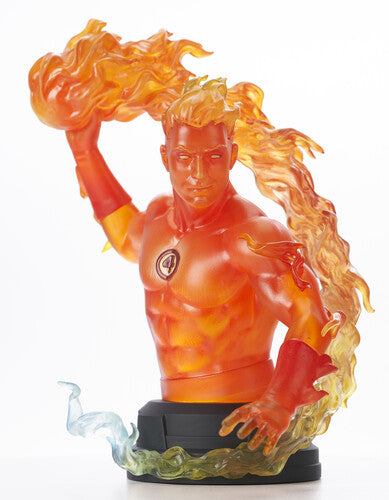 Neca Figura mini busto diamond marvel comic human torch 1 - 6 scale