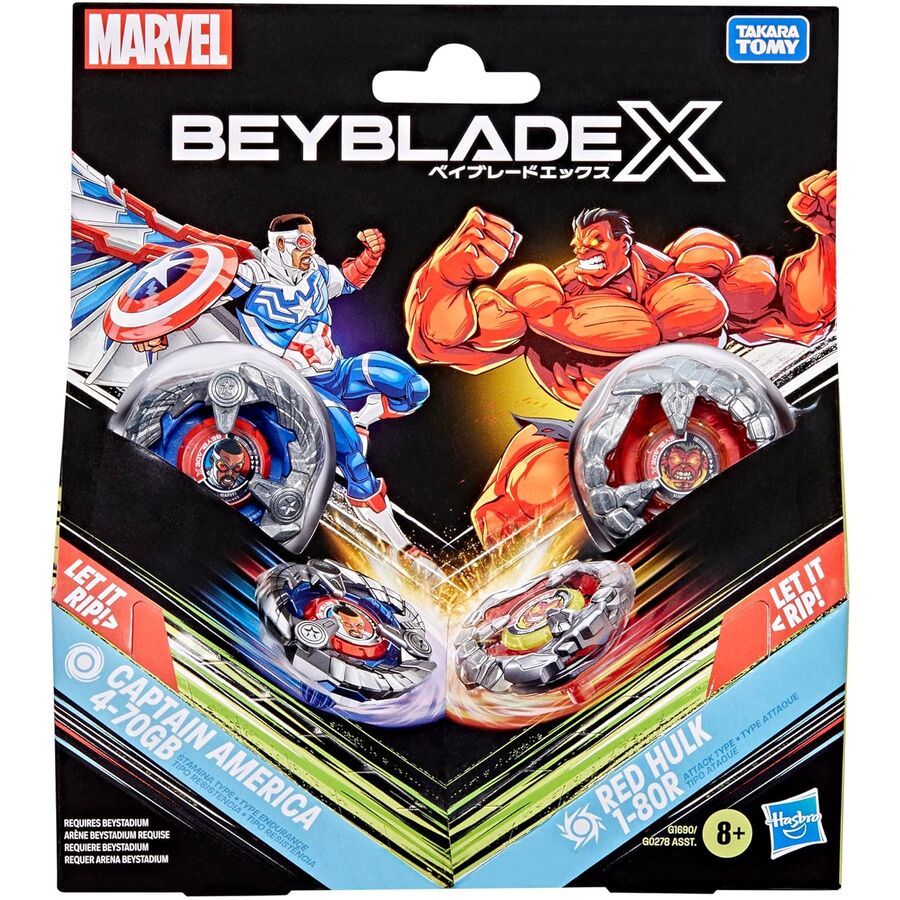 Beyblade X Marvel Surtido - Kit Inicial | Hasbro